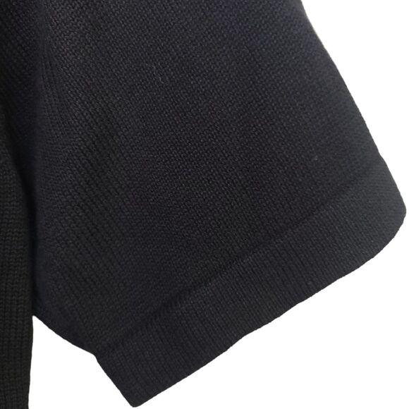 Berek 2 by Takako Sakon Women's SZ S Black Spider Web Sequin Sweater/Top - Picture 4 of 7